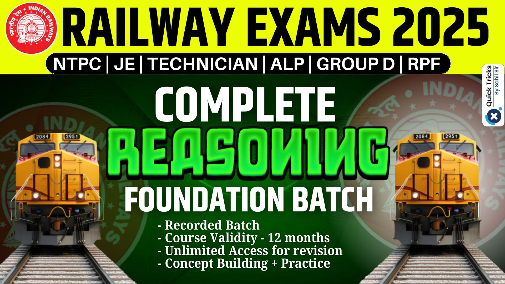 RAILWAY REASONING FOUNDATION BATCH 2025 @