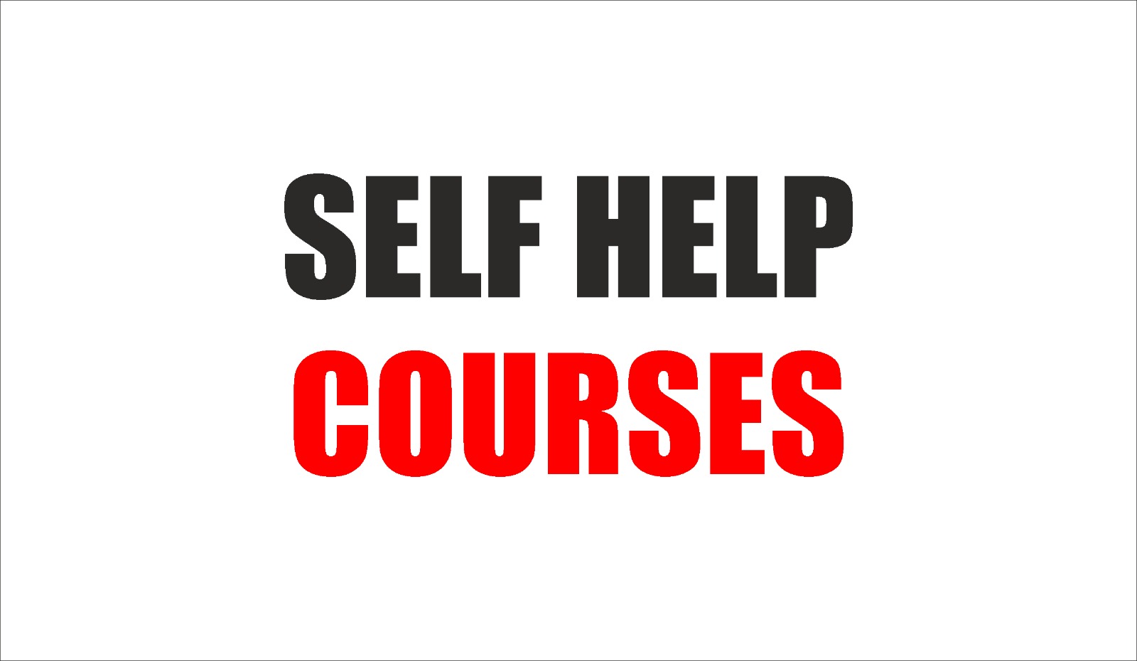 Self Help Courses