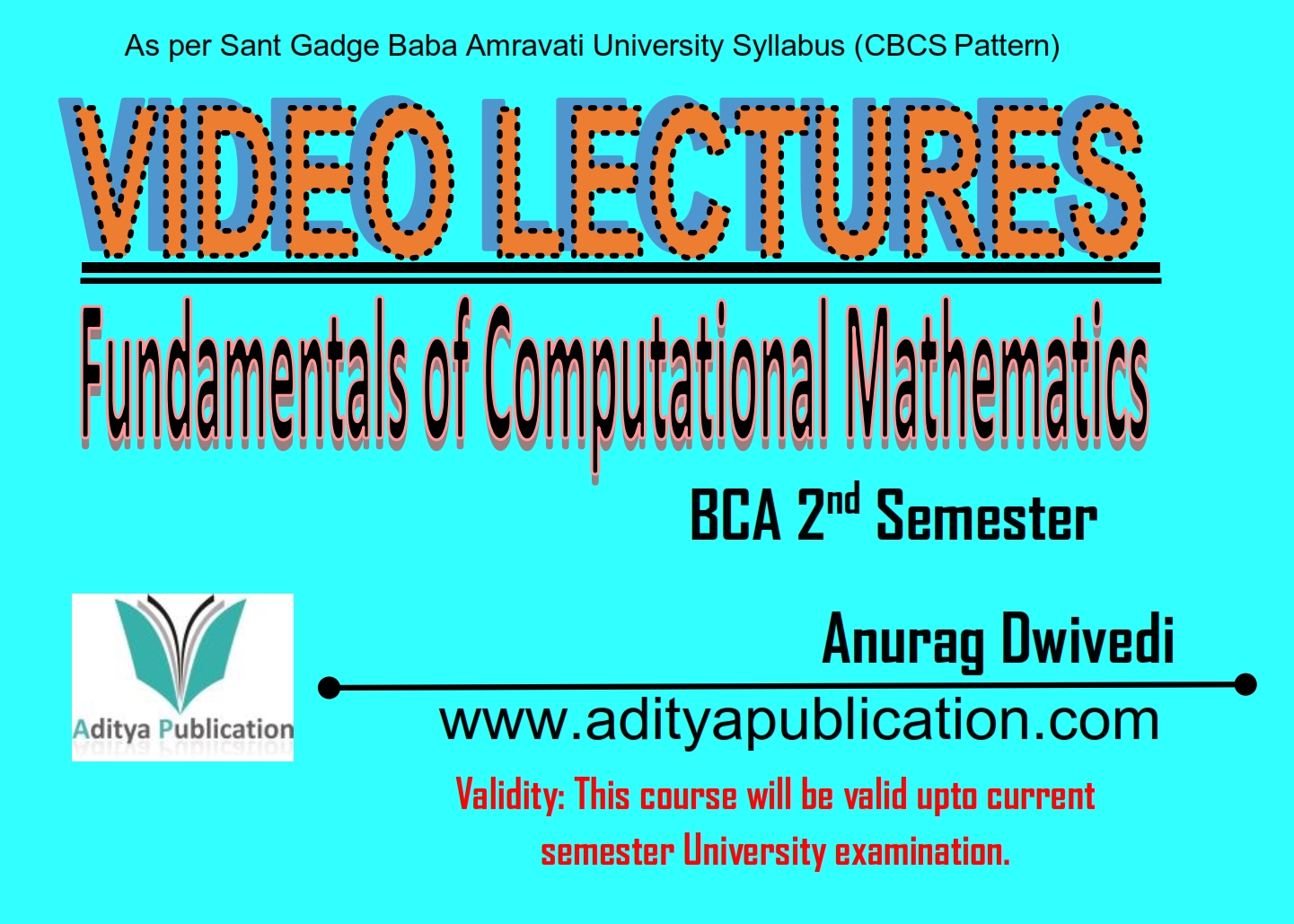 FUNDAMENTALS OF COMPUTATIONAL MATHEMATICS FOCM BCA CBCS SEM 2 VIDEO LECTURES VL