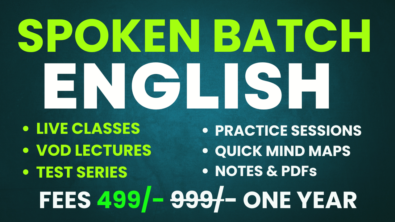 SPOKEN ENGLISH COURSE - FOR BEGINNERS 