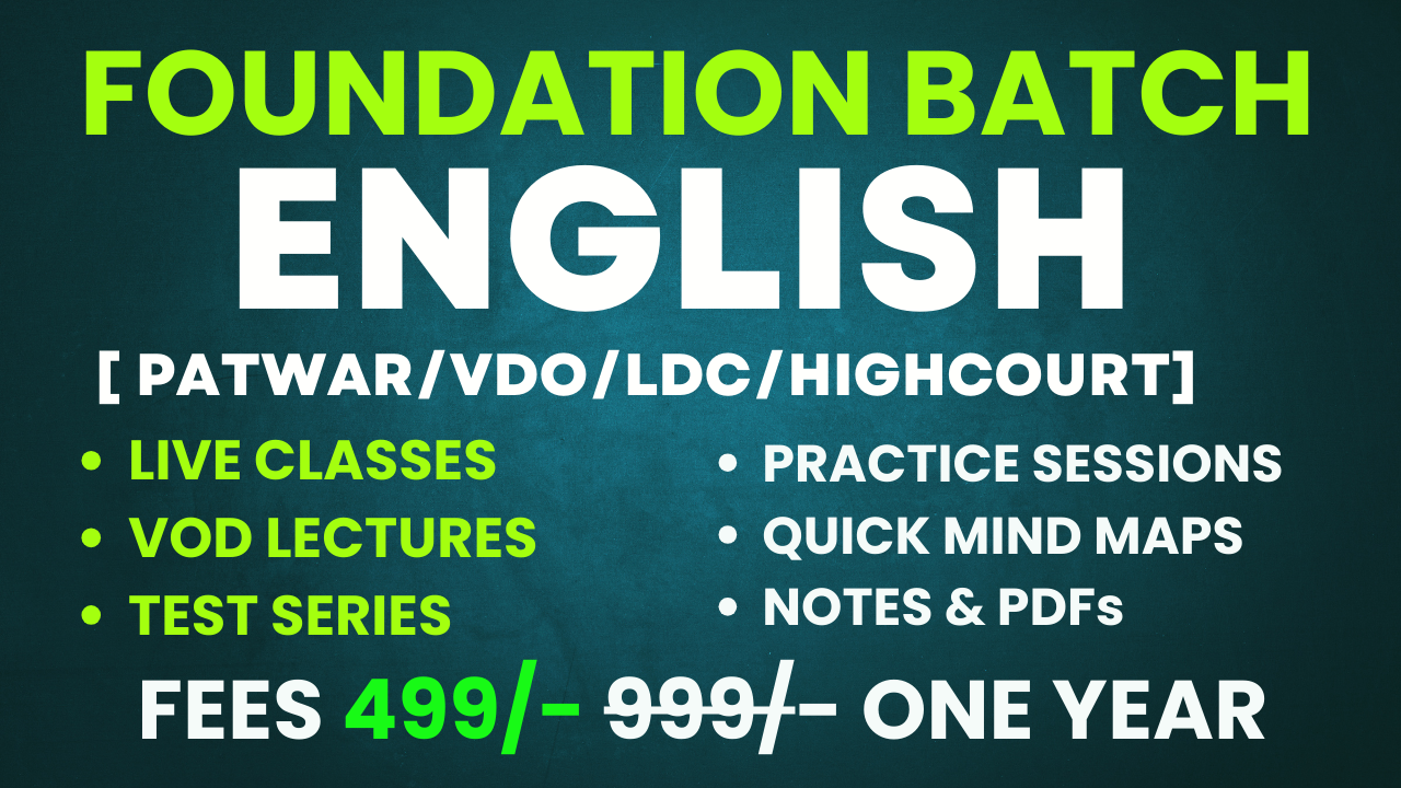 RAJASTHAN FOUNDATION BATCH - MISSION 2025
