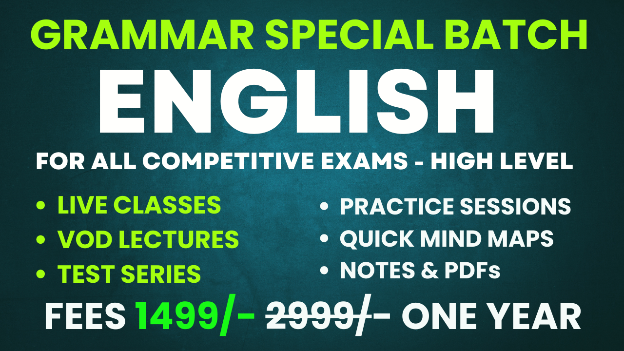 Grammar Special Batch [All Exams]