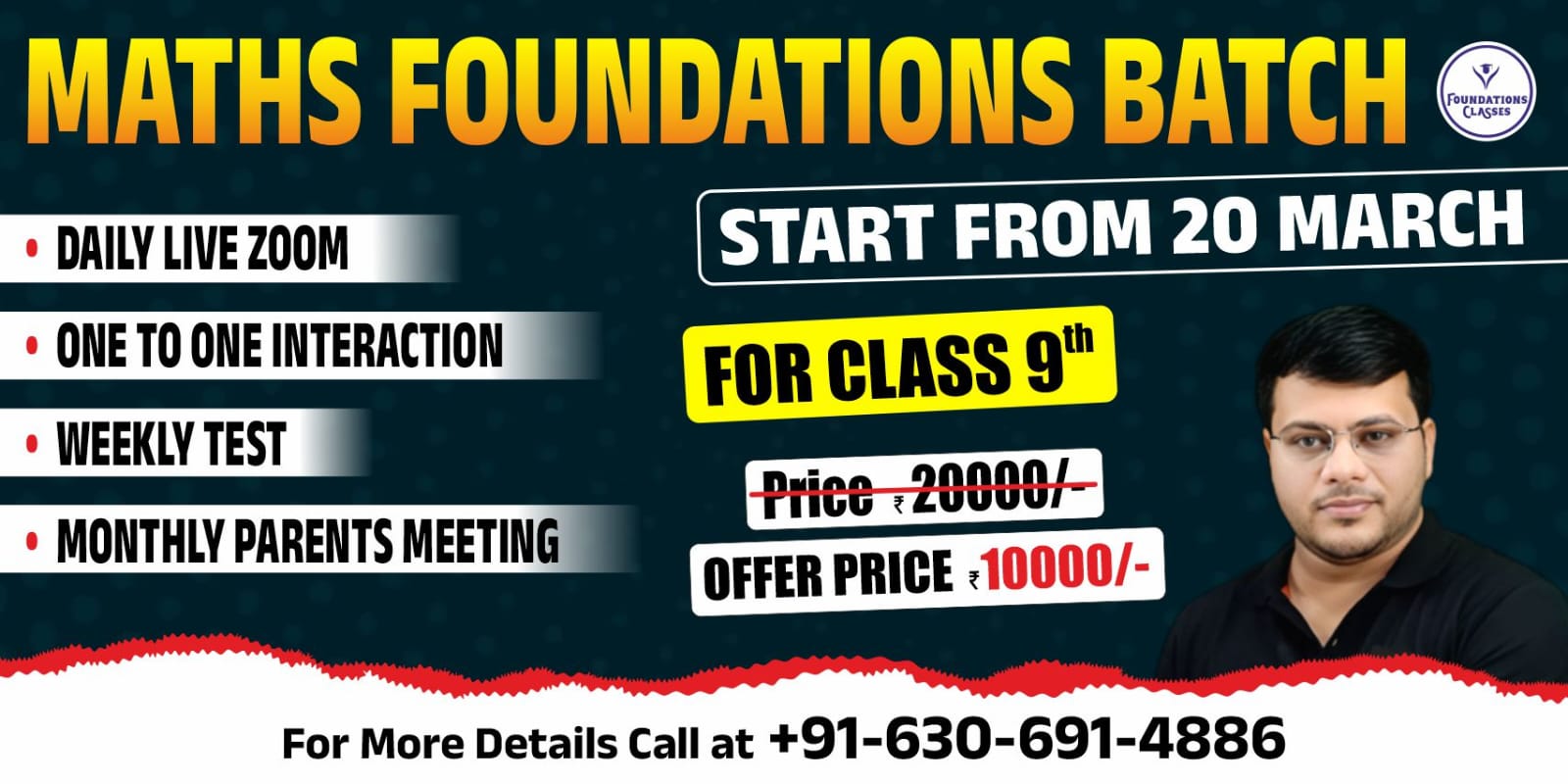 Basic foundation class for 9th (Maths)