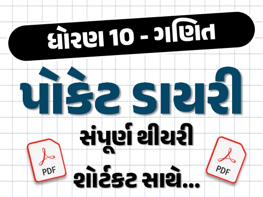 Std 10 Maths Pocket Dairy