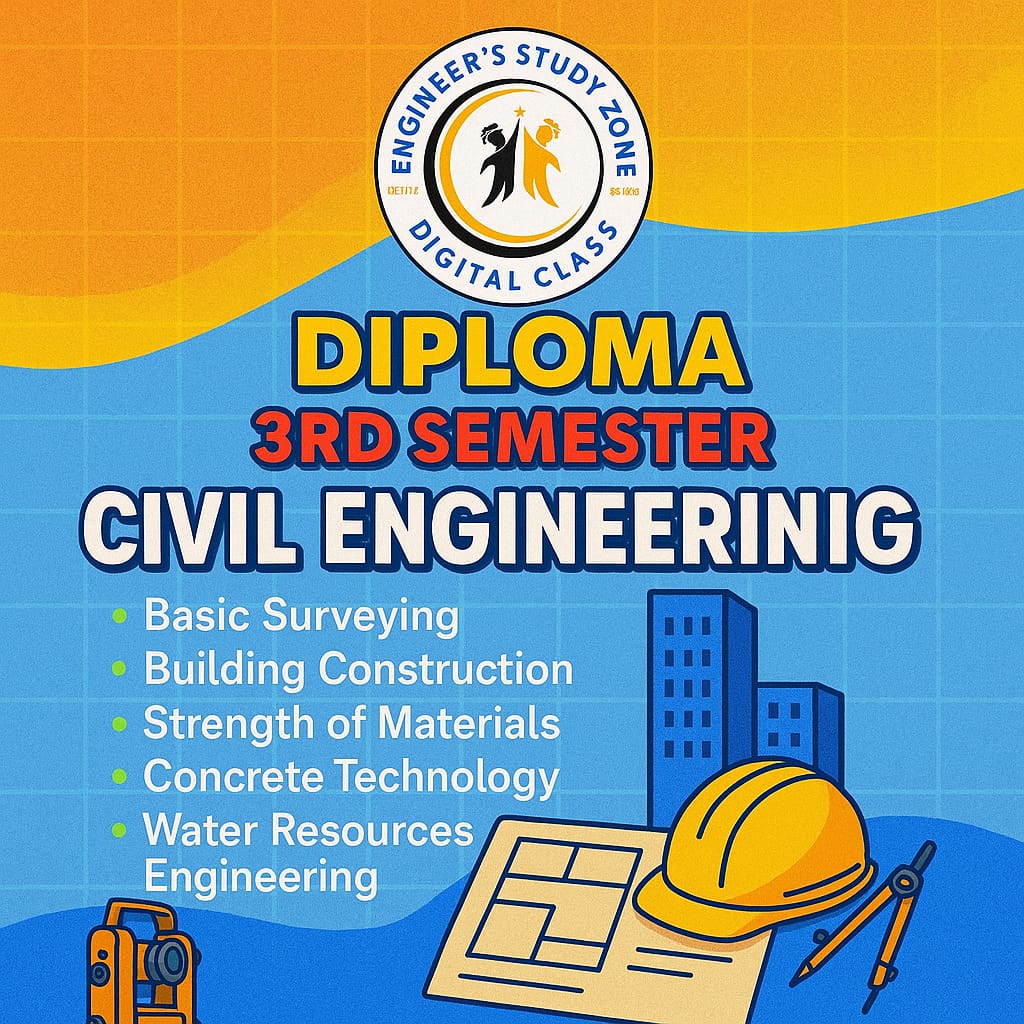 DIPLOMA 3RD SEMESTER CIVIL ENGG.