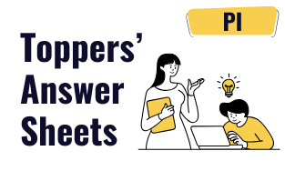 PI Toppers' Answer Sheets