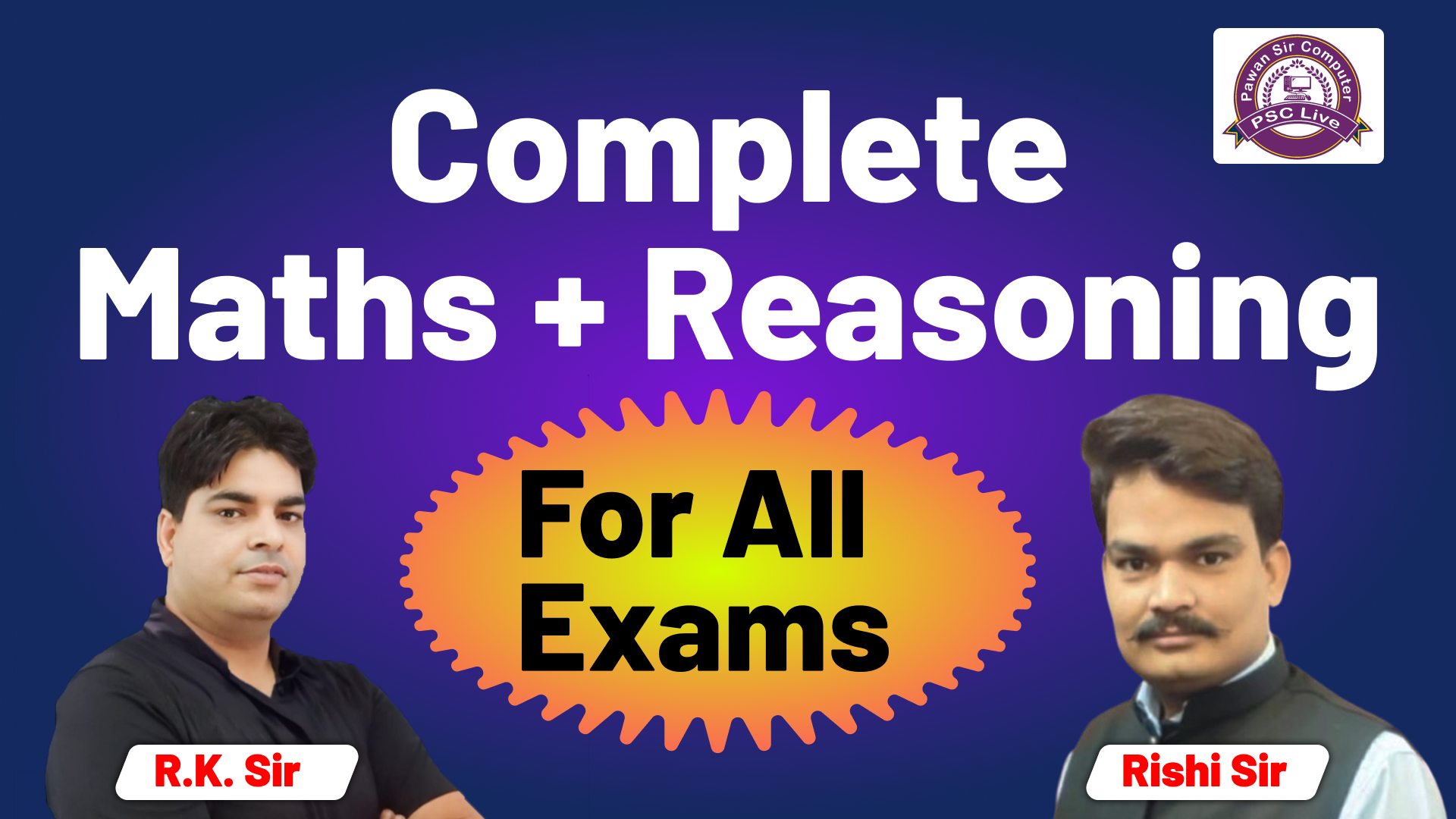 @Complete Maths + Reasoning Combo By R K Sir and Rishi Sir