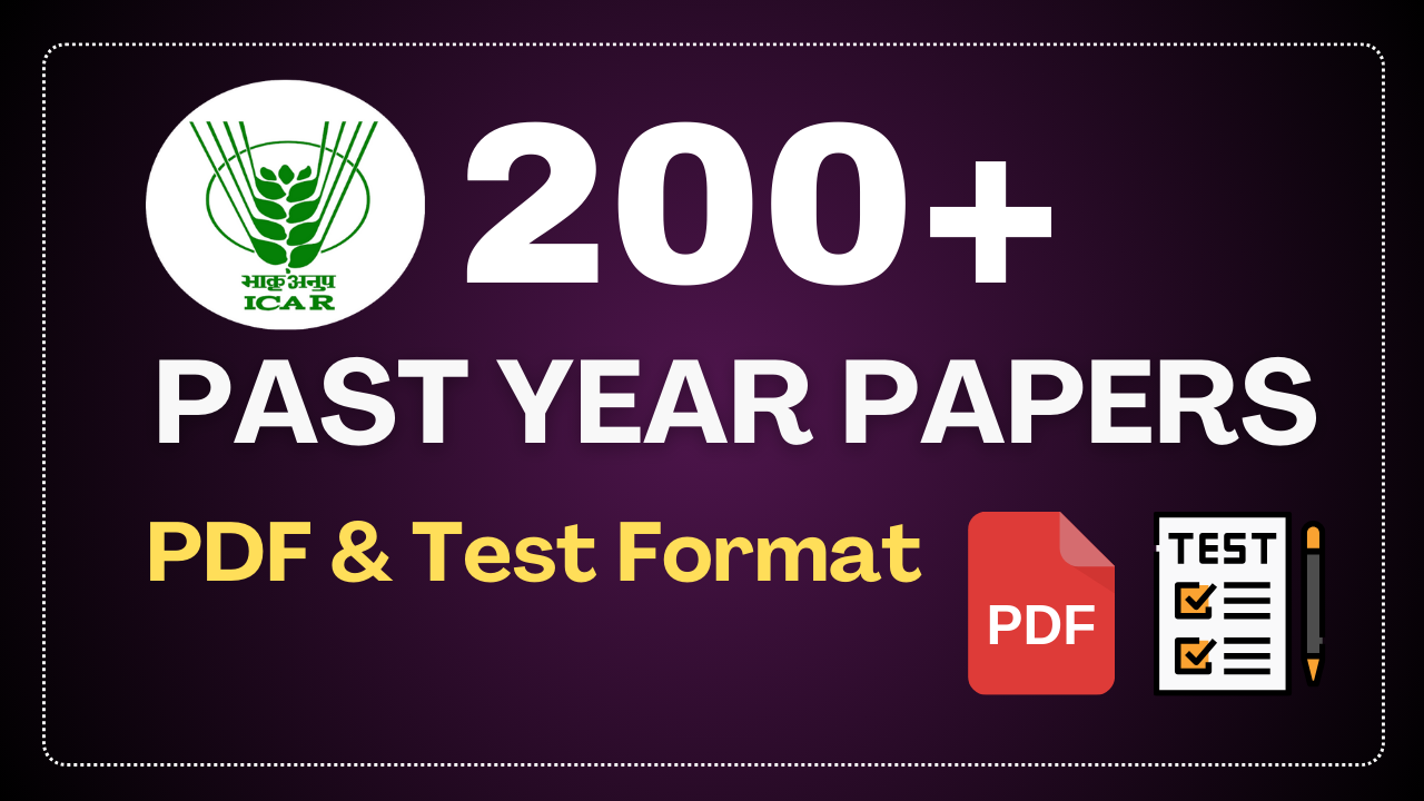 3. Test + PDF Format : 200+ Past Year Papers (PYP)