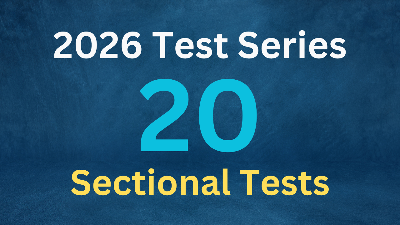 2026 — 20 Sectional Tests
