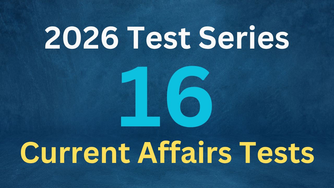 2026 — 16 Current Affairs Tests