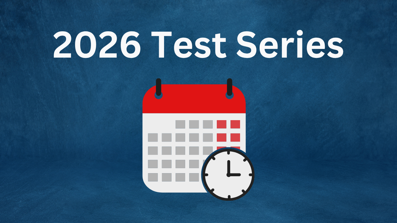 2026 — Schedule & Study Plan
