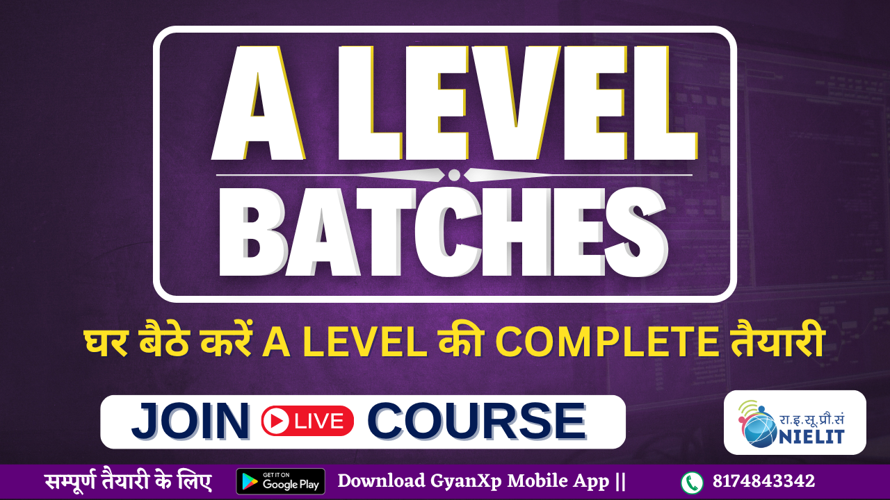 A LEVEL LIVE BATCHES