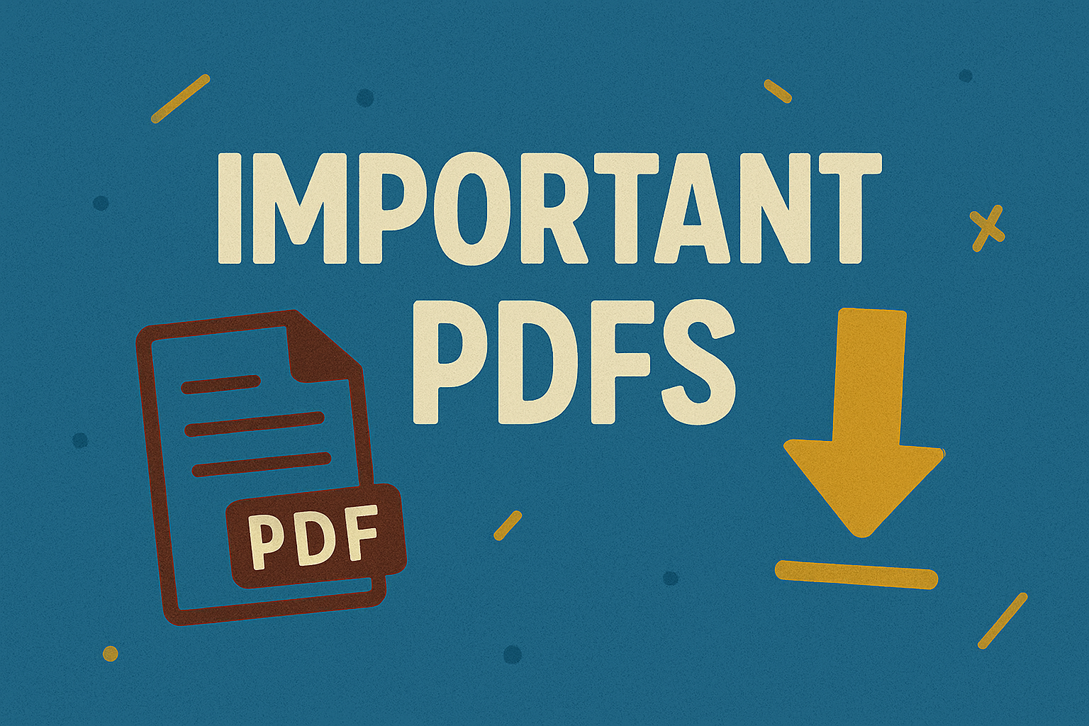 Important pdfs