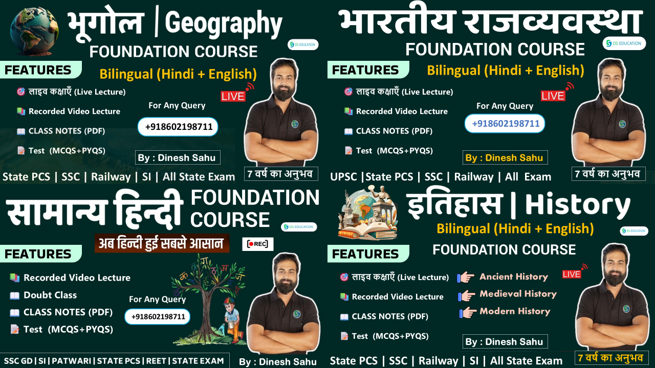 Subject Wise Foundation Courses