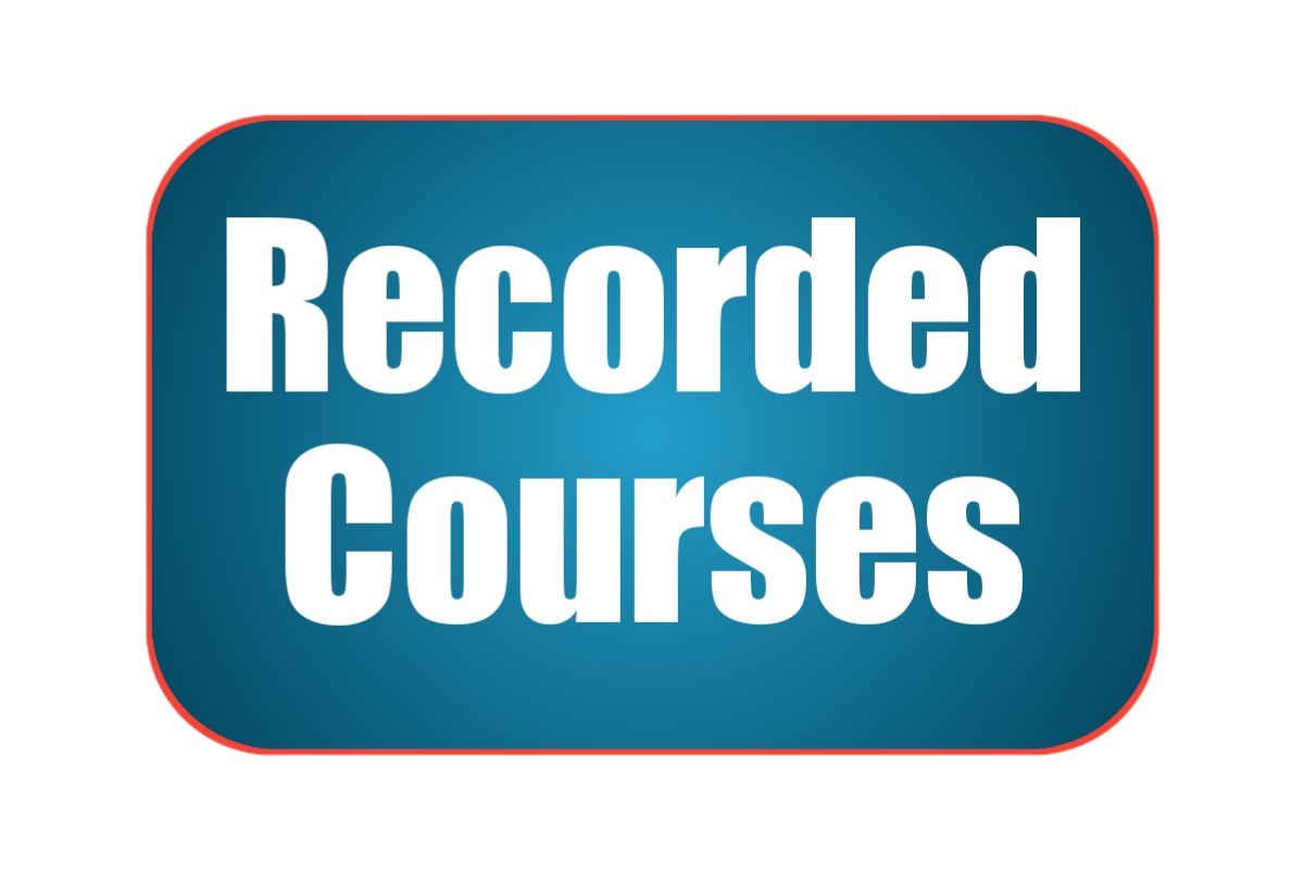 Recorded Courses