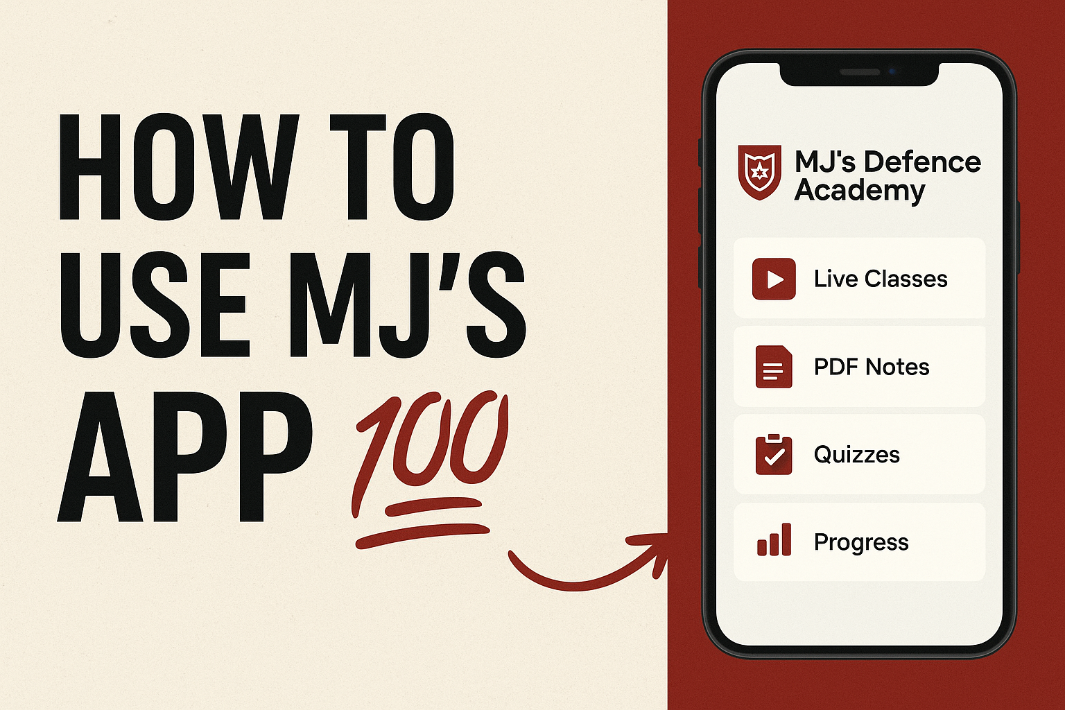 HOW TO USE MJS APP