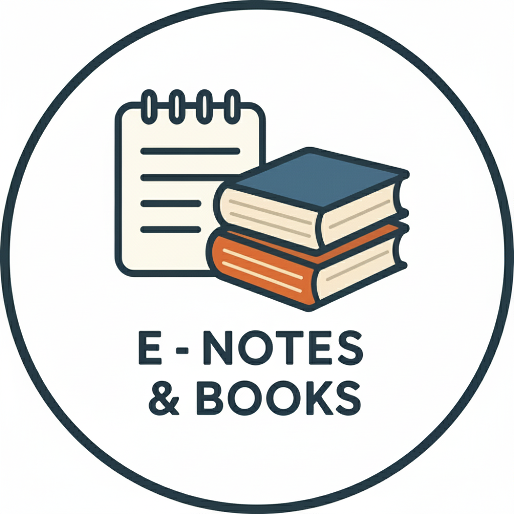 E - Notes & Books