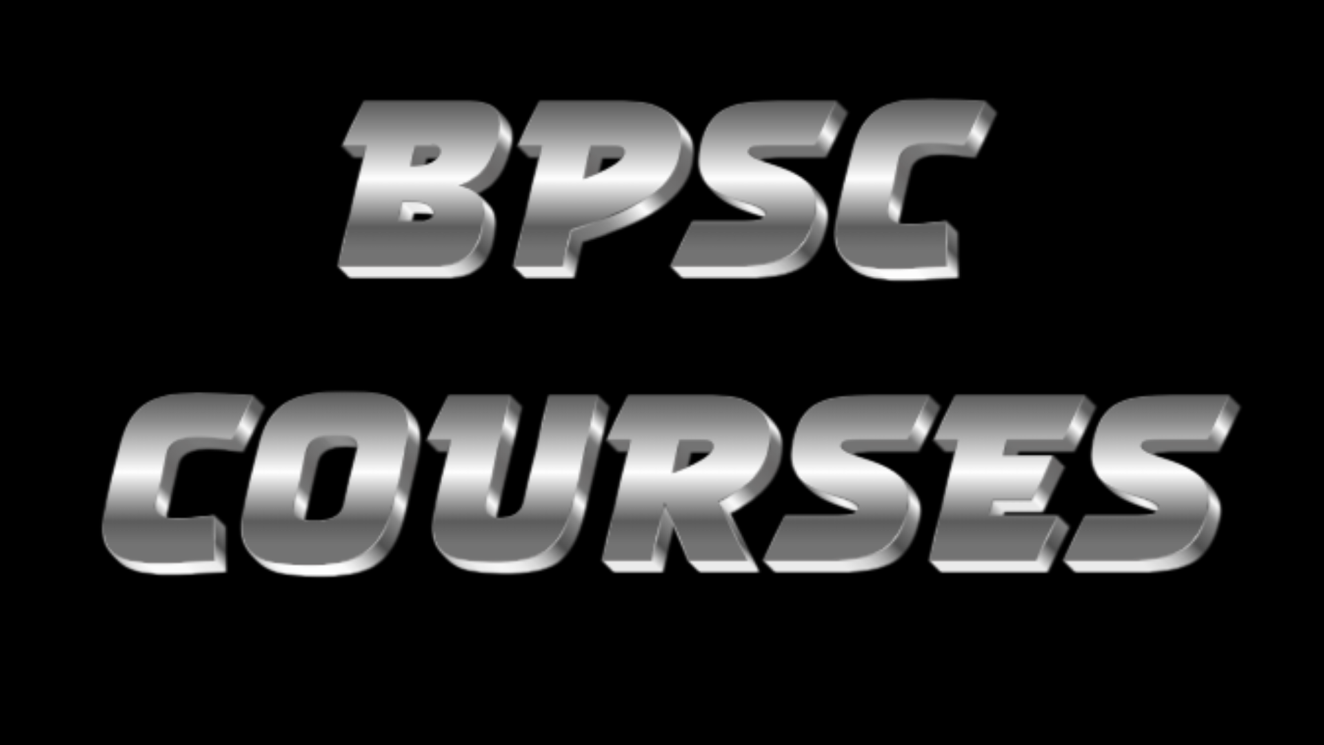 BPSC COURSES