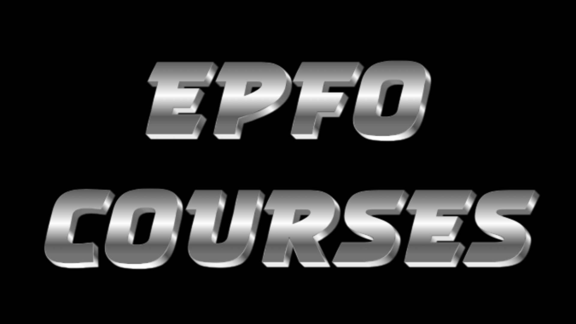 EPFO COURSES