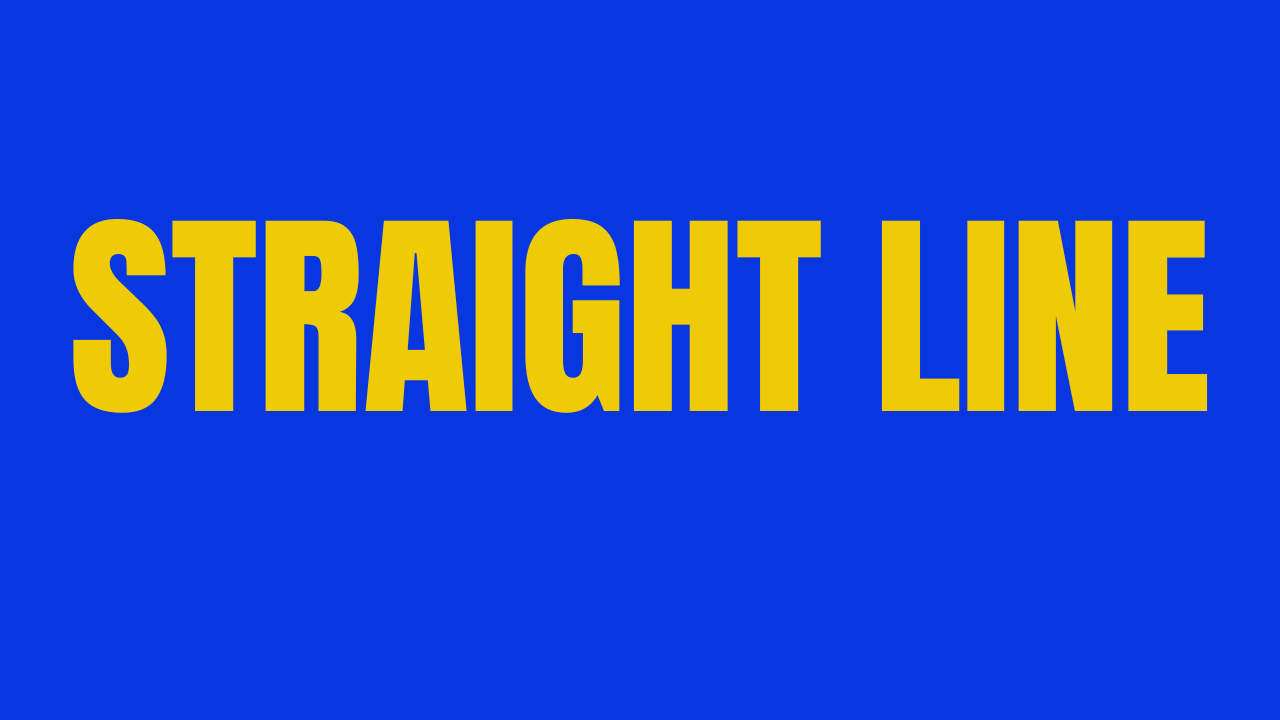 Chapter 2: Straight Line