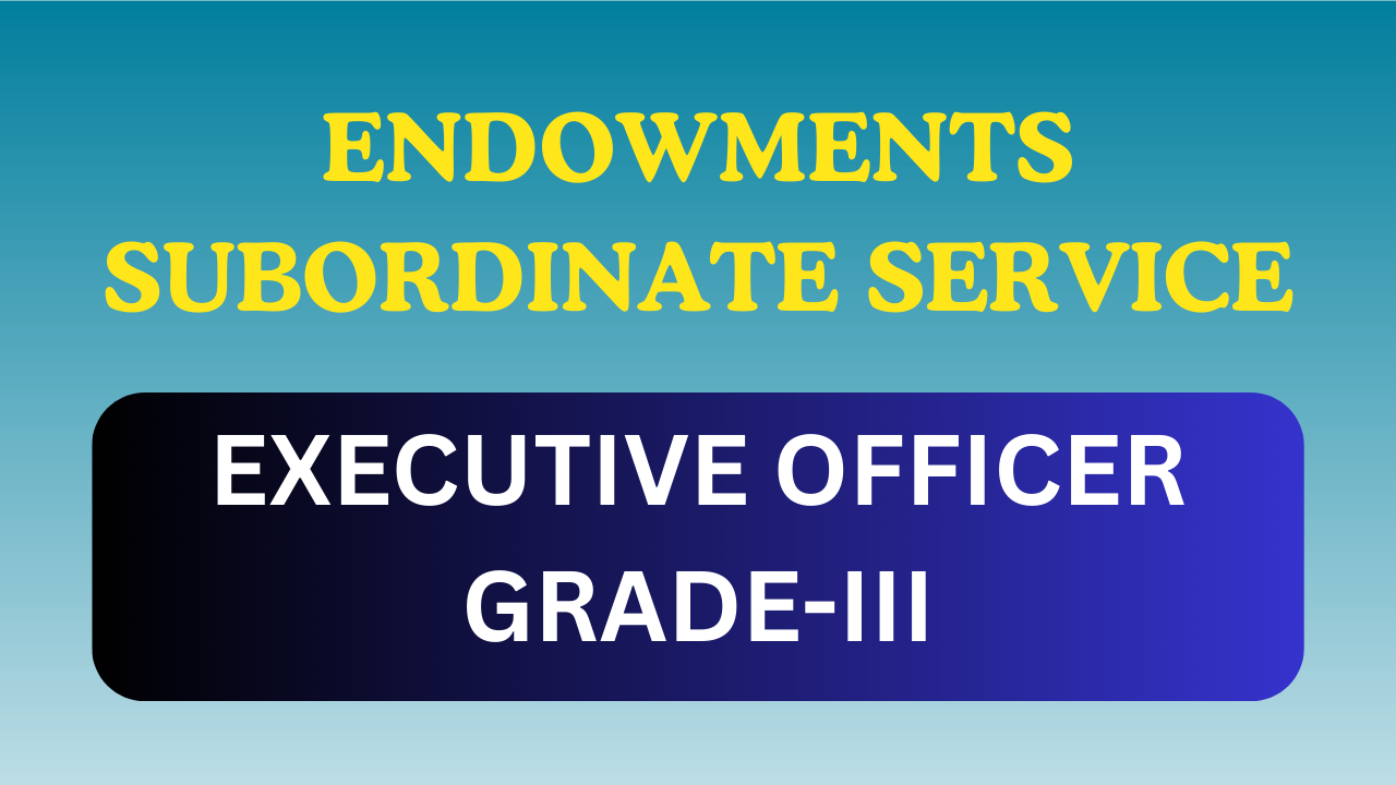ENDOWMENT DEPARTMENT 