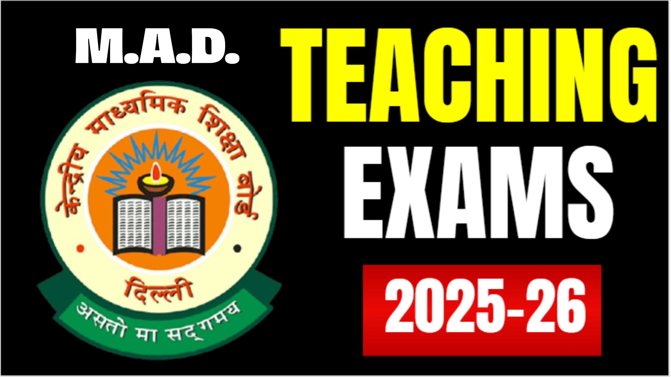 TEACHING EXAMS 2026