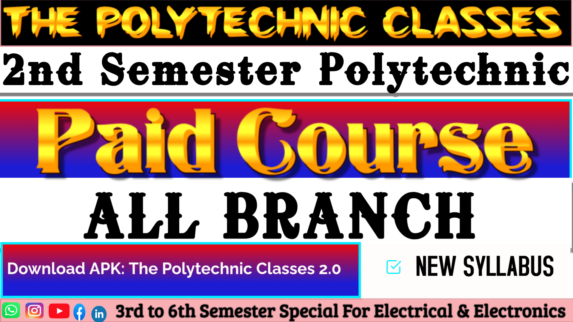 2ND SEMESTER NEW SYLLABUS