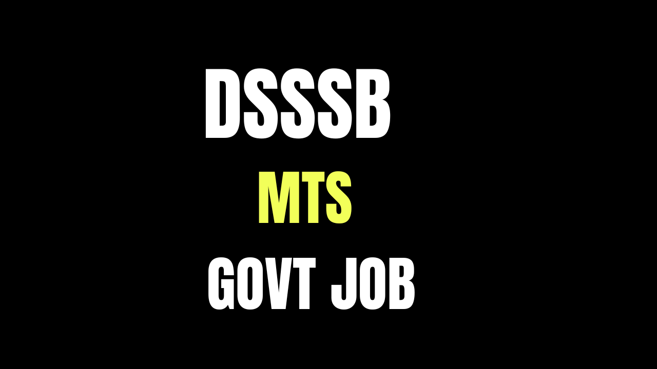 DSSSB MTS COURSE