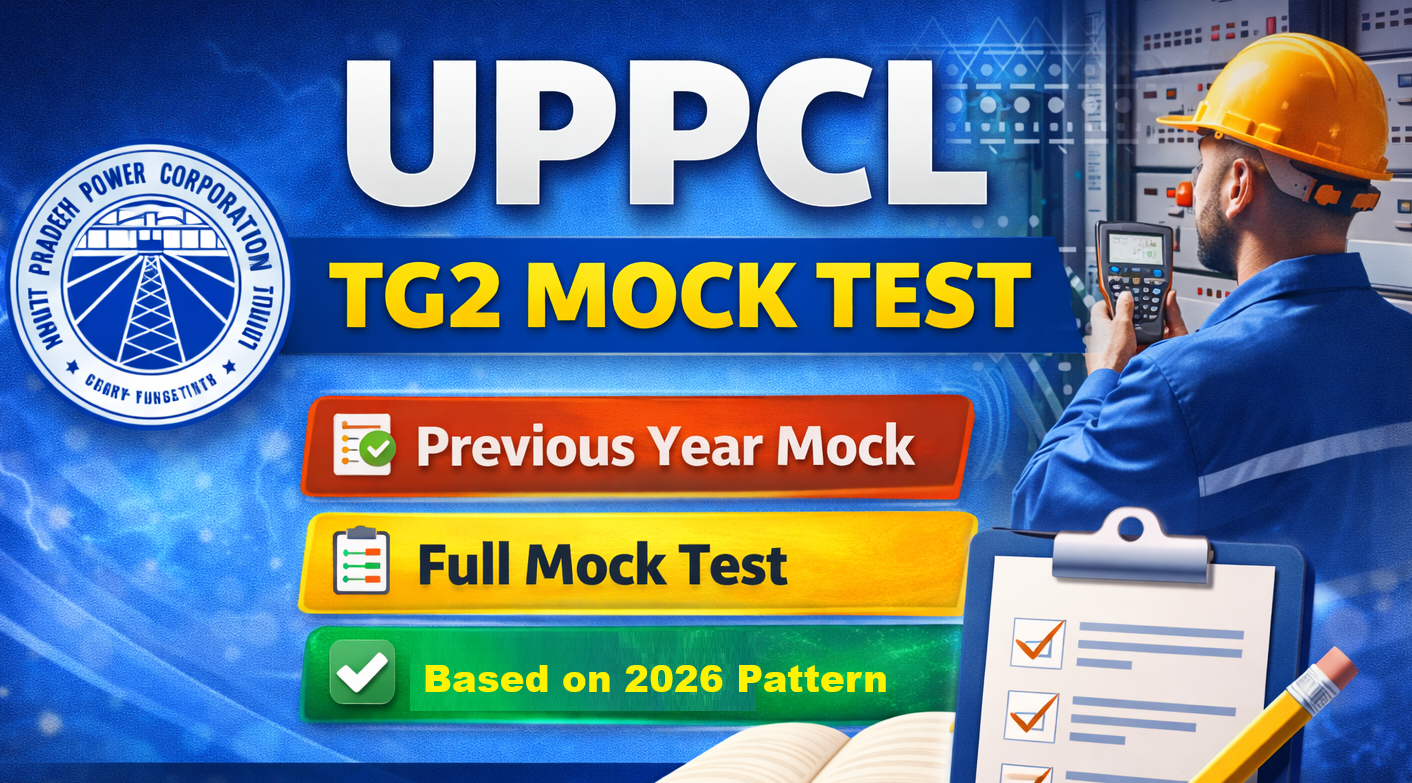 UPPCL TG2 Full Mock Test