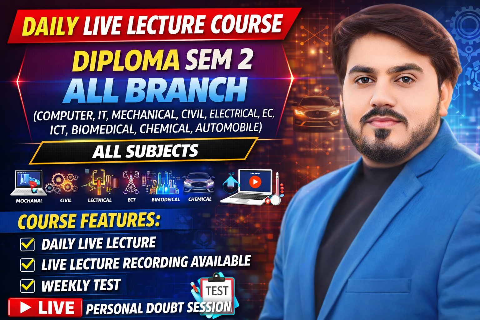 DAILY LIVE LECTURE COURSE