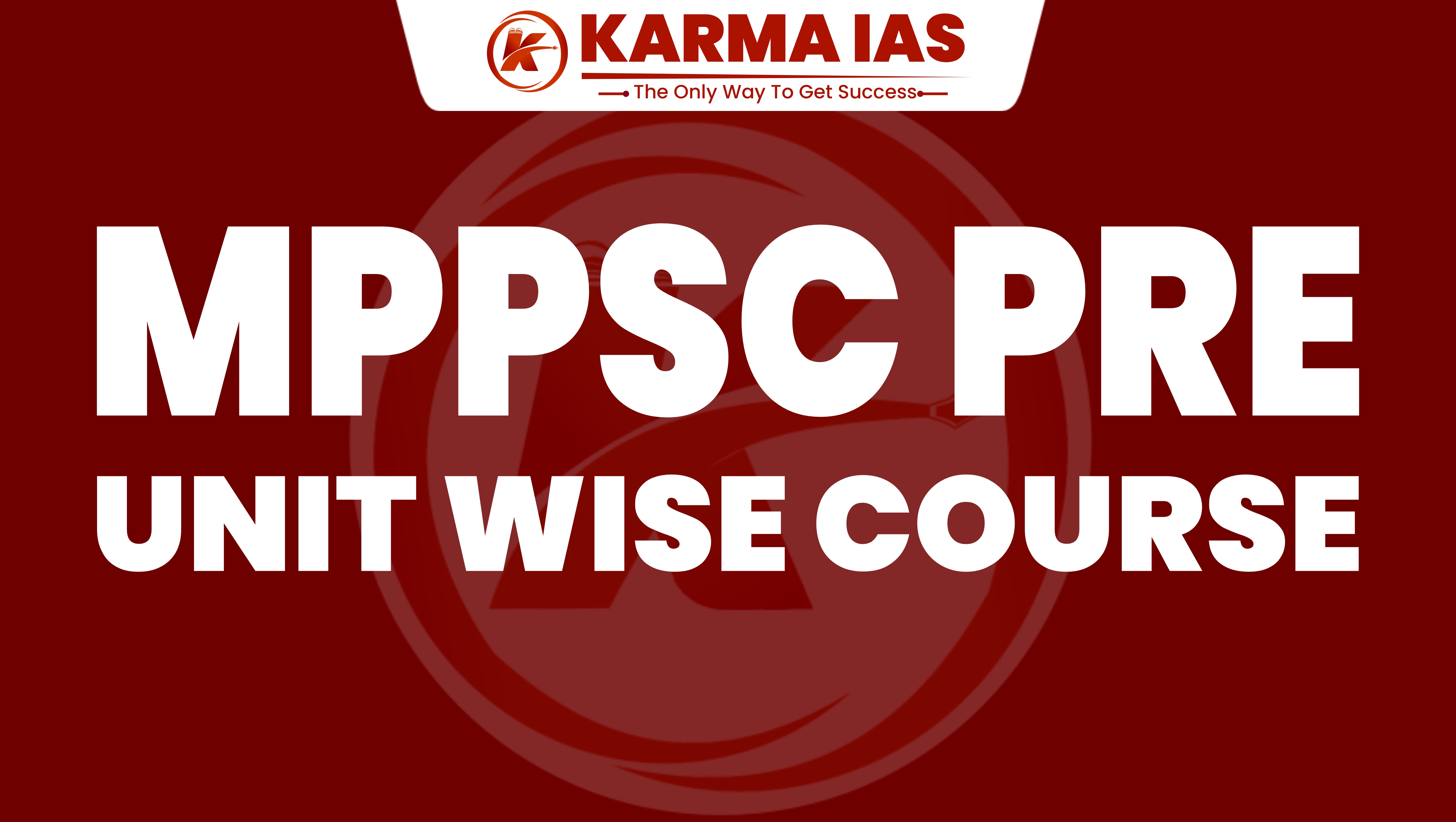 MPPSC PRE UNIT WISE COURSE