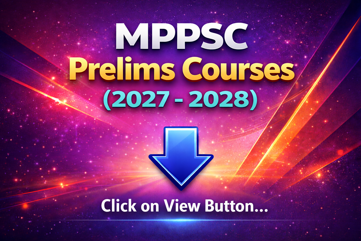 MPPSC Complete Prelims Courses (2027-2028)