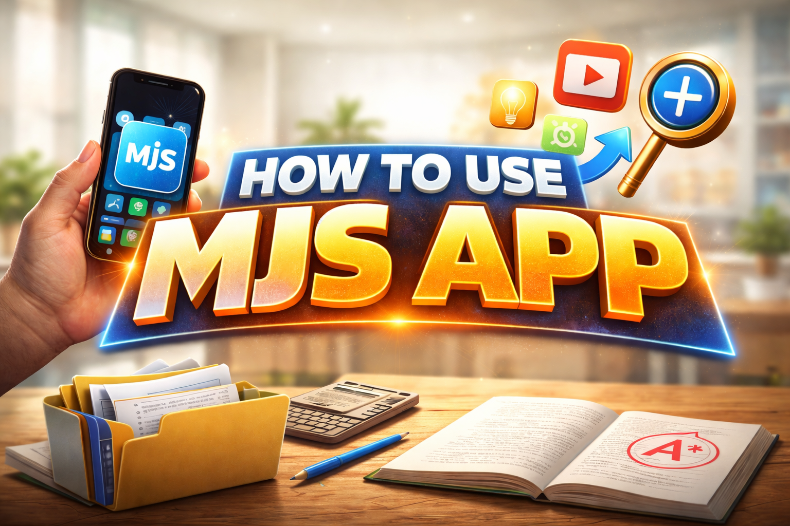 HOW TO USE MJS APP