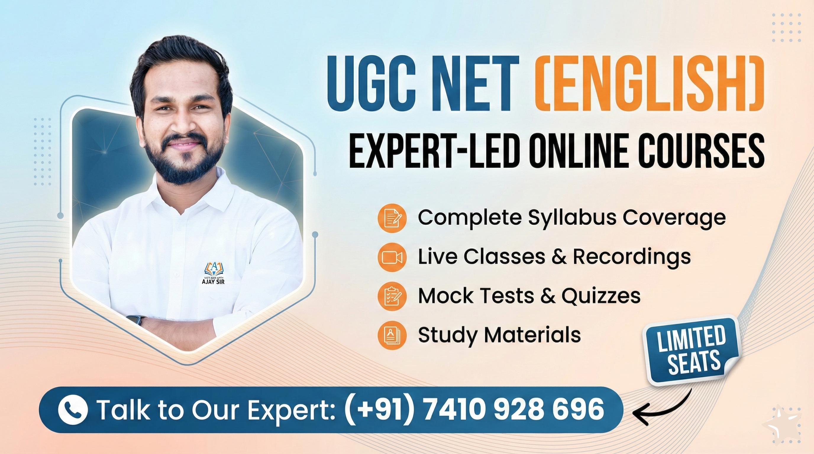 UGC NET ENGLISH 