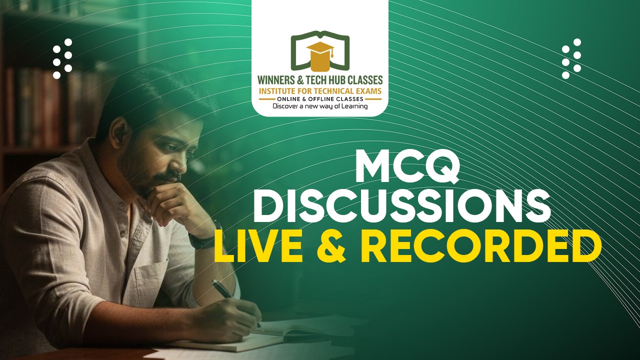 MCQ DISCUSSION - LIVE & RECORDED