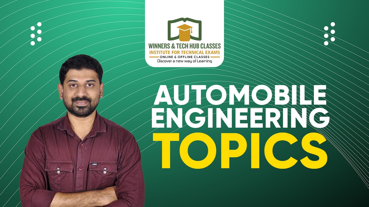 AUTOMOBILE ENGG TOPICS