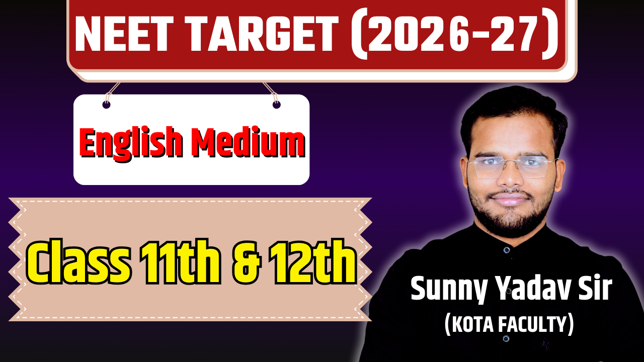 NEET Target English Medium (2026-27)