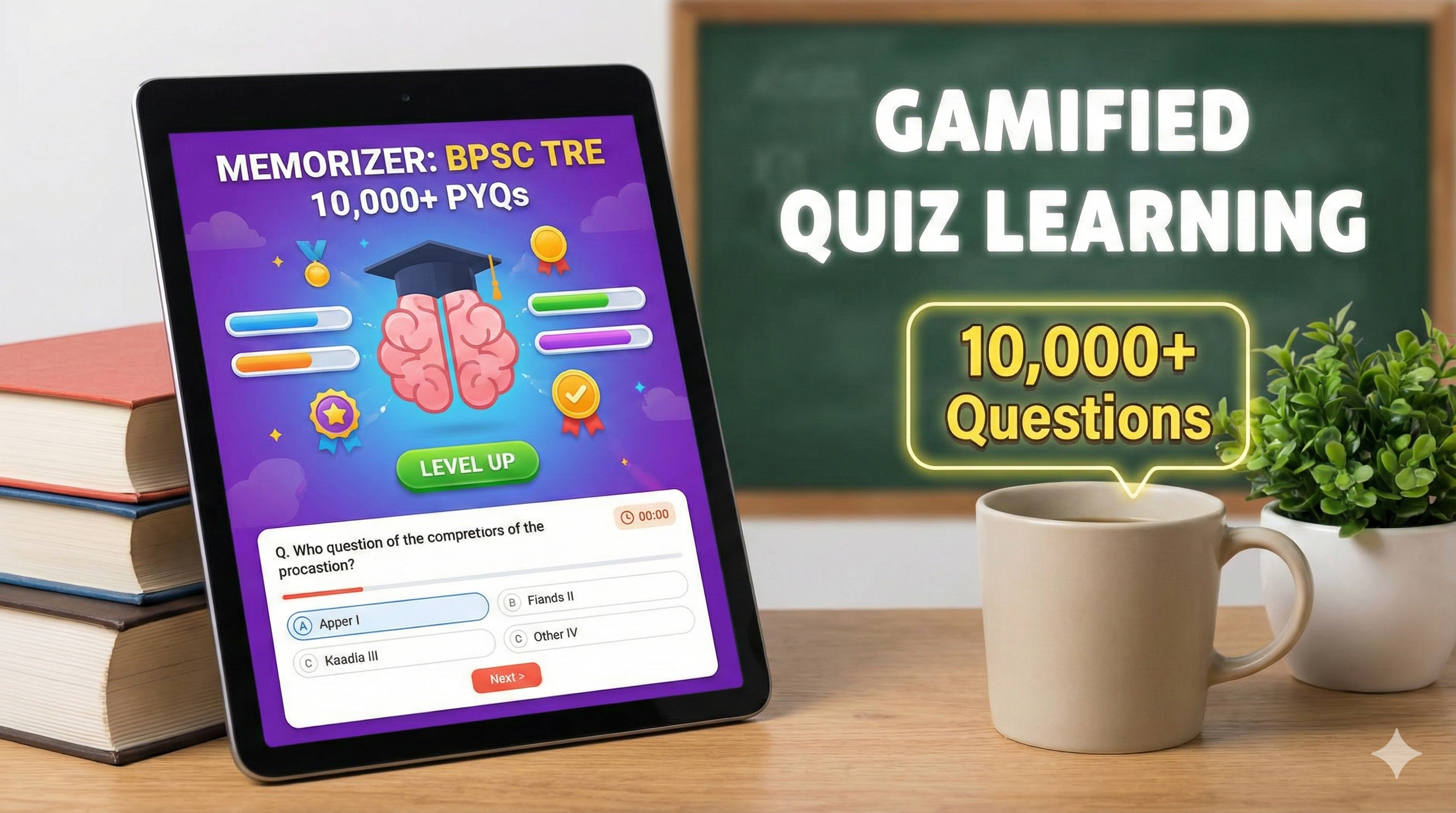 BPSC TRE 10,000+ PYQs Memorizer