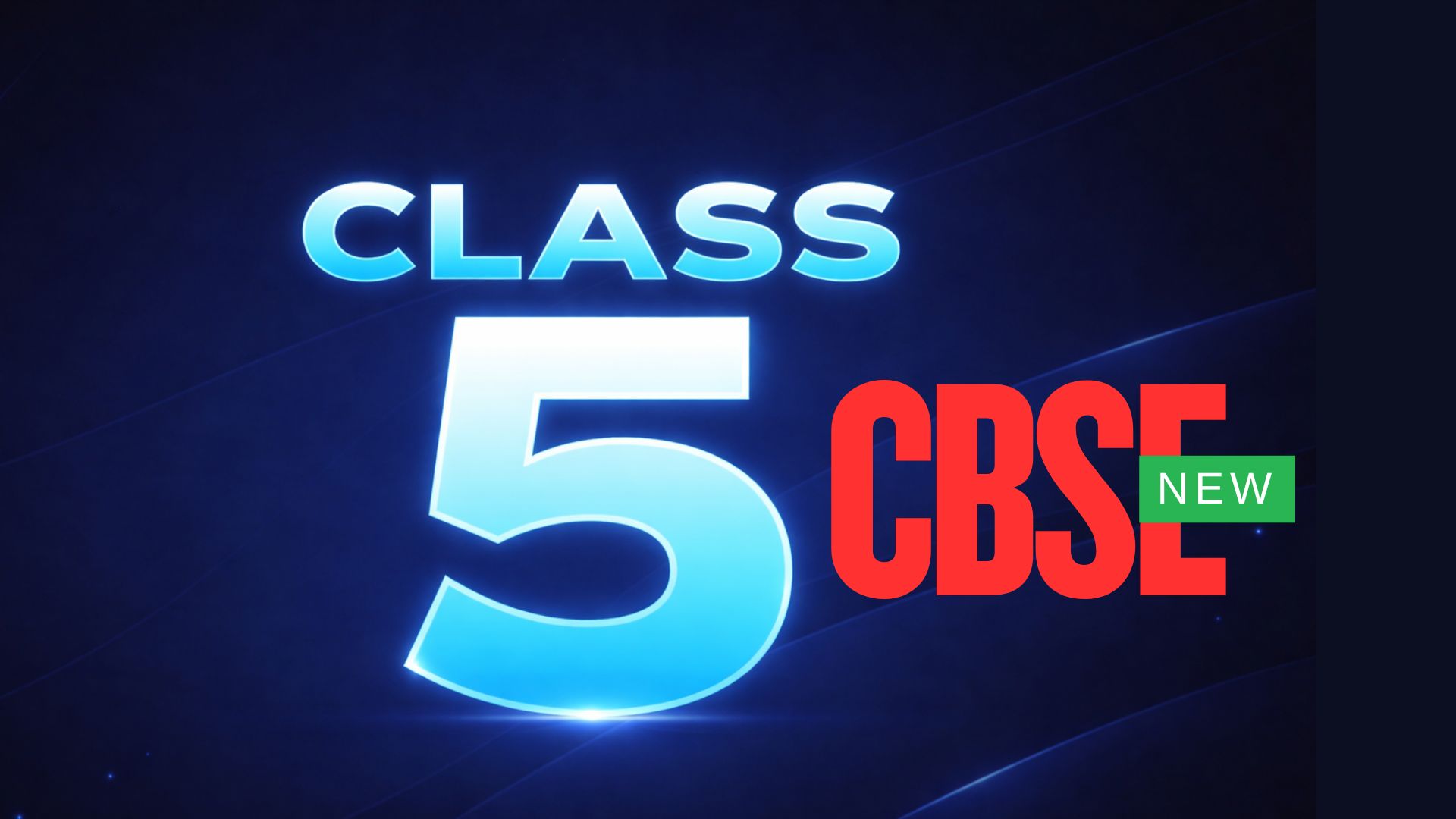 CLASS 5TH (CBSE)