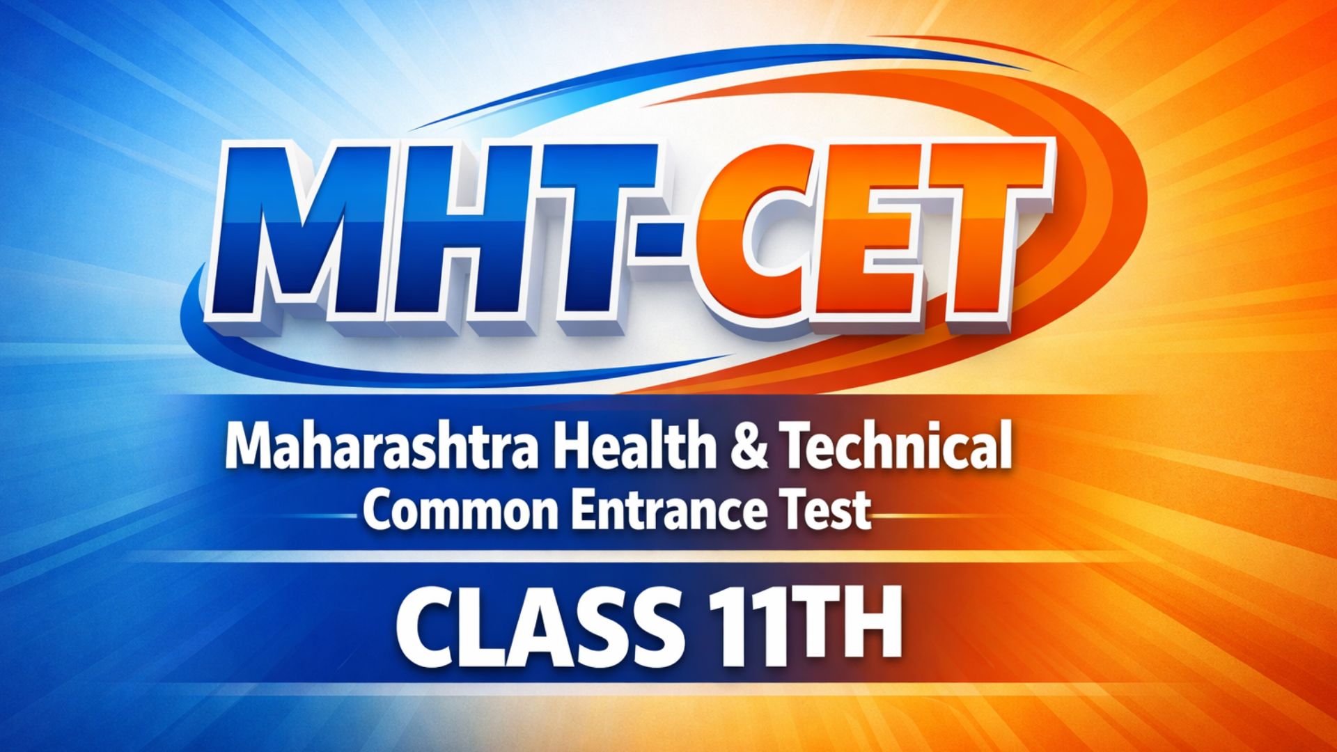 MHT-CET CLASS 11TH