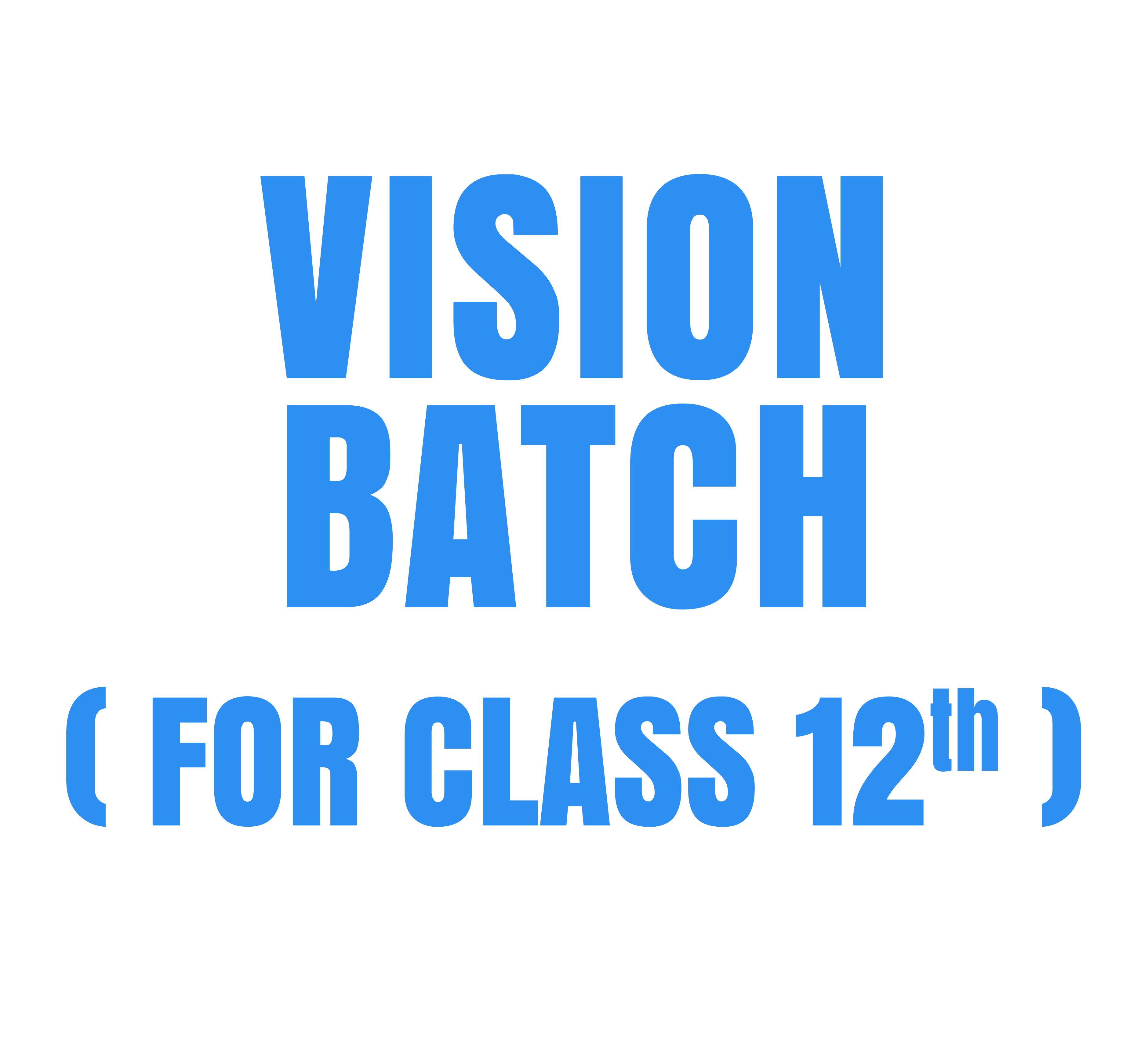 Vision Batch - 12th cum NEET 2027