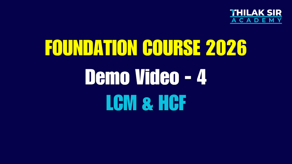 LCM & HCF 3