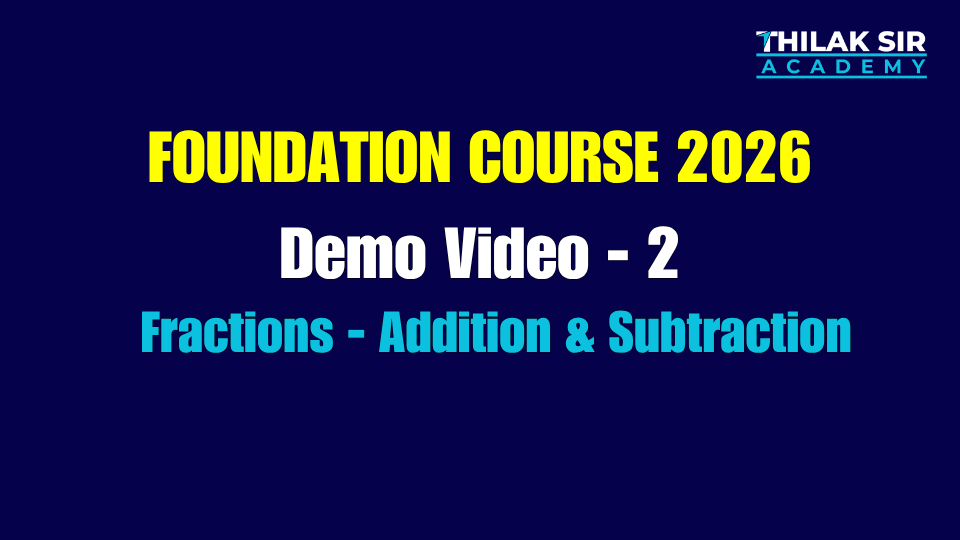 Fractions Addition & Subtraction