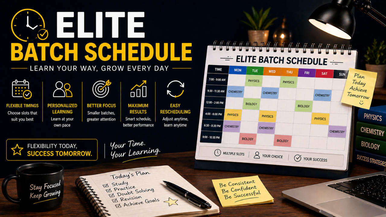 Elite Batch Schedule