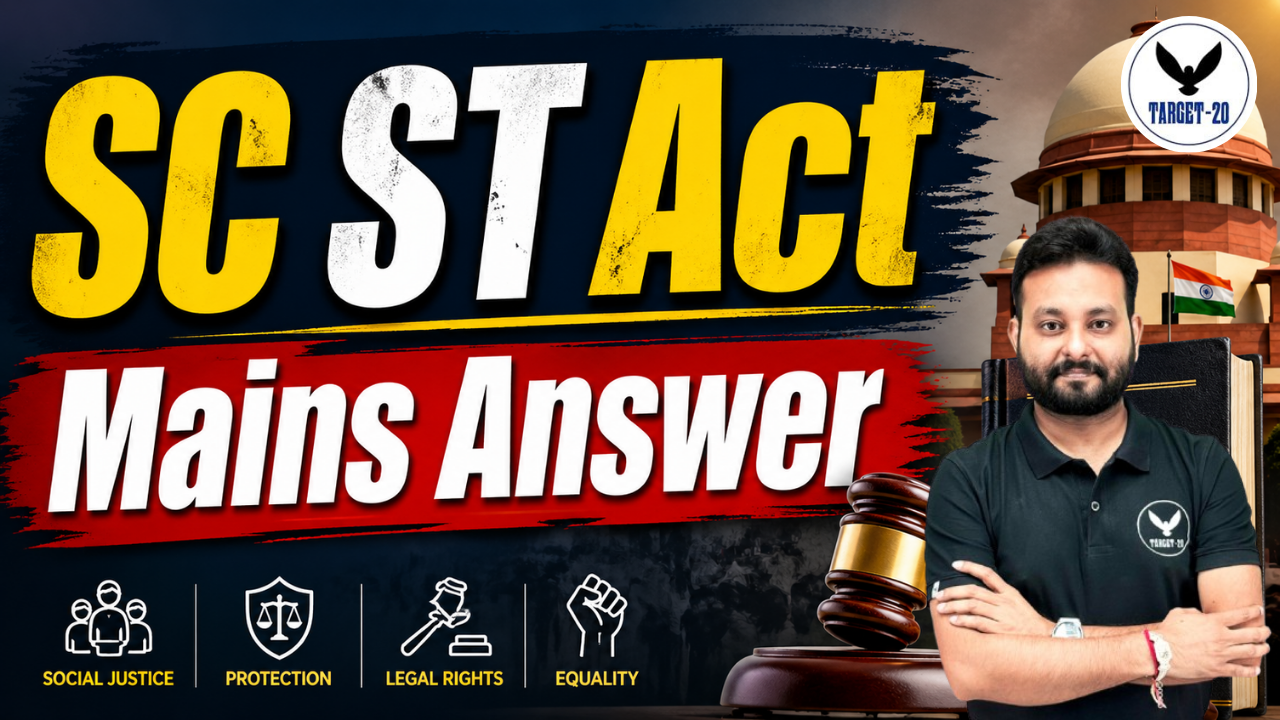 SC ST Act Mains Answer