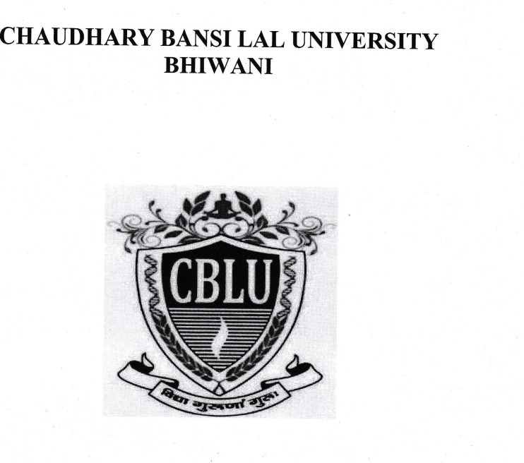 Chaudhary bansi Lal University Bhiwani