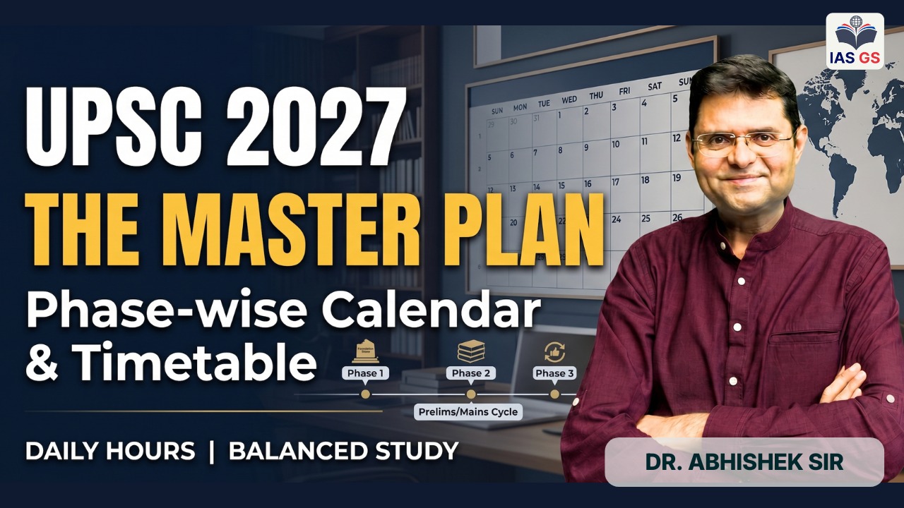 UPSC 2027 Master Plan: The Ultimate Phase-wise Calendar, Timetable & Strategy | Dr. Abhishek Kumar