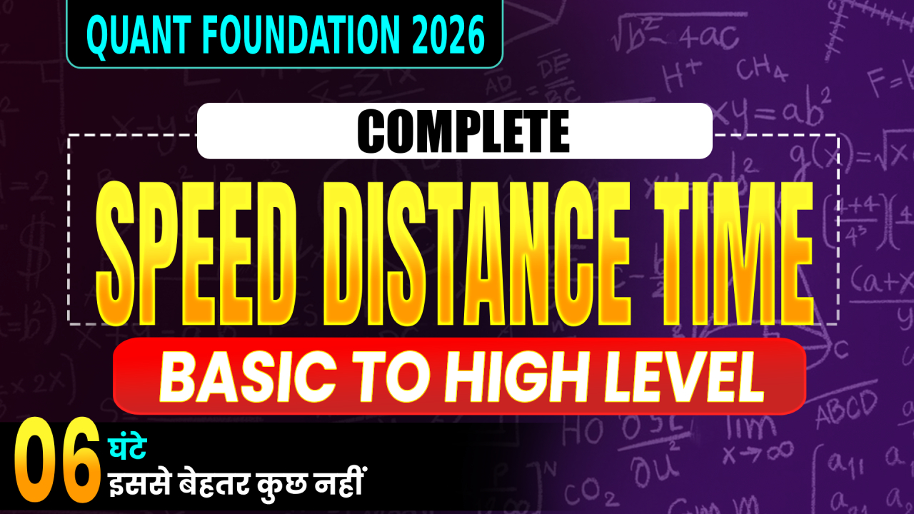 Speed Distance Time & Problem on Train