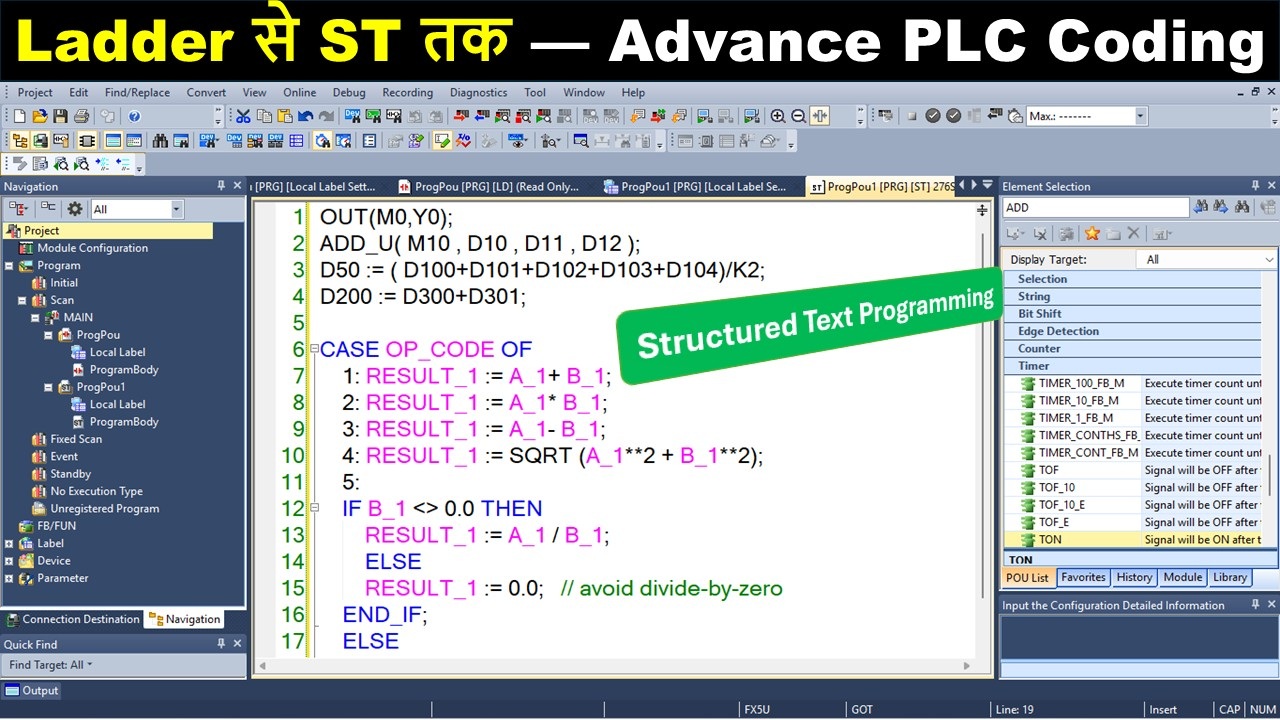 Structured Text (ST) Programming