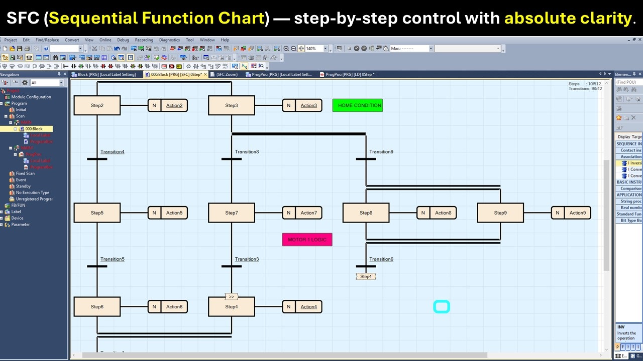 SFC Sequential Control Programming
